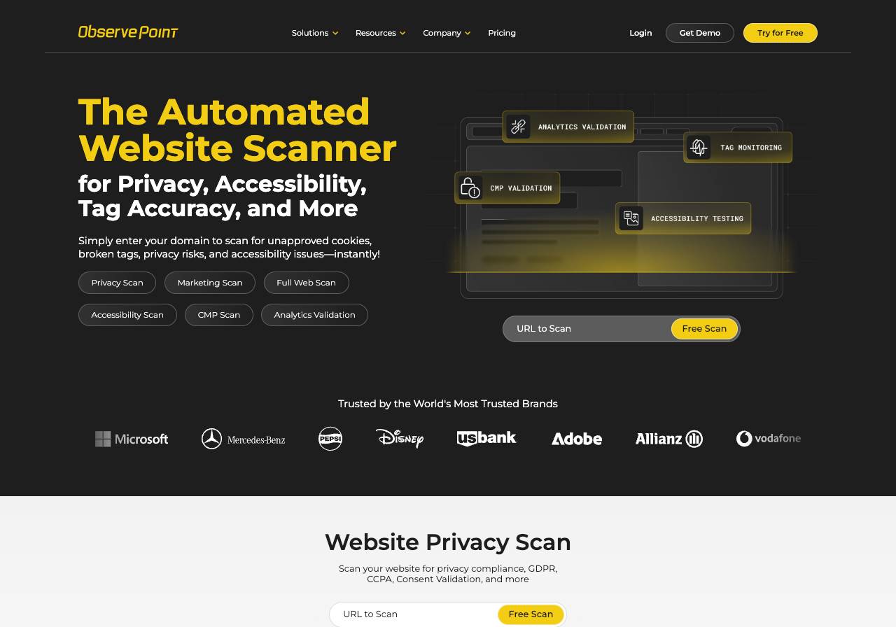 ObservePoint Website