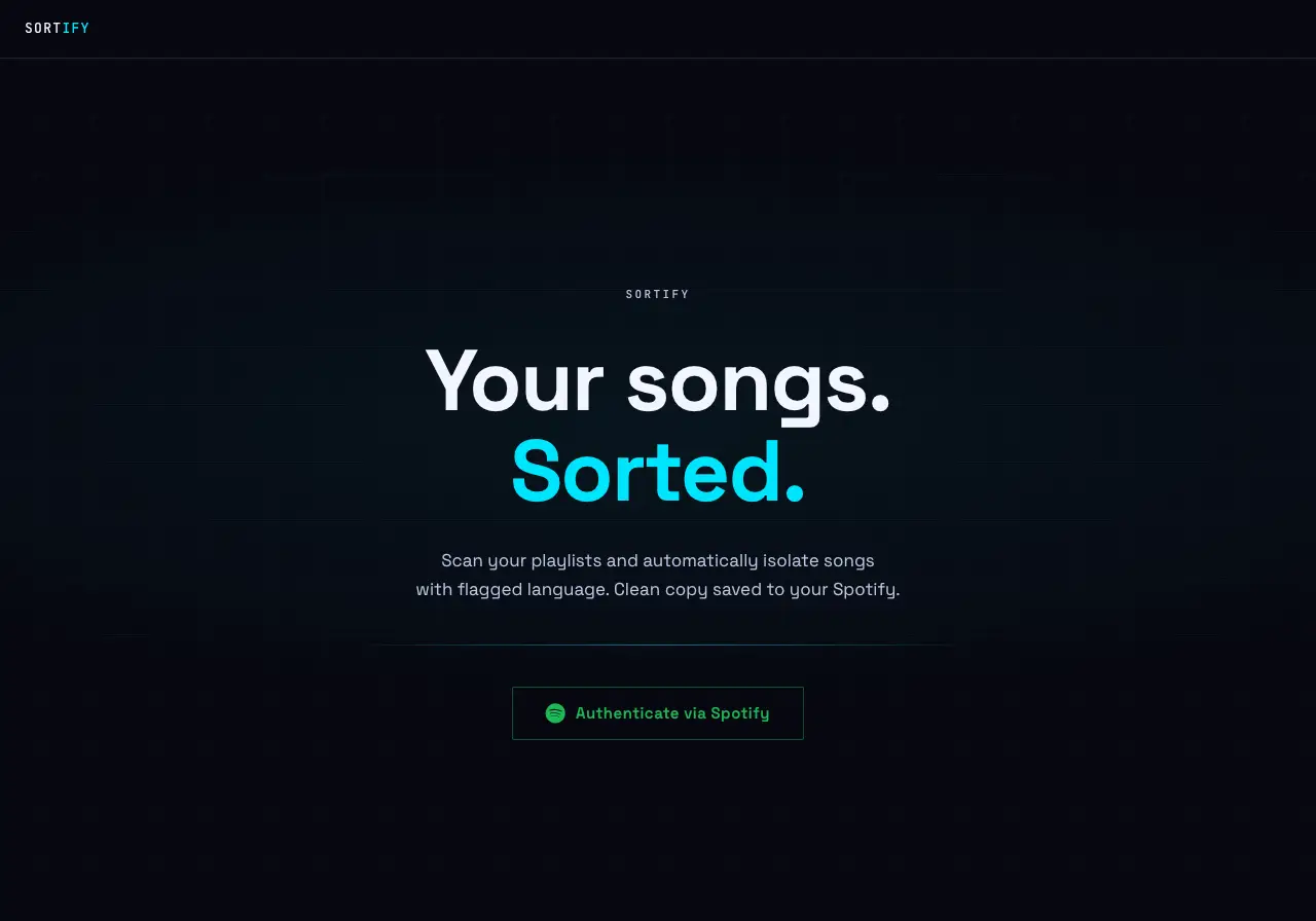 Sortify