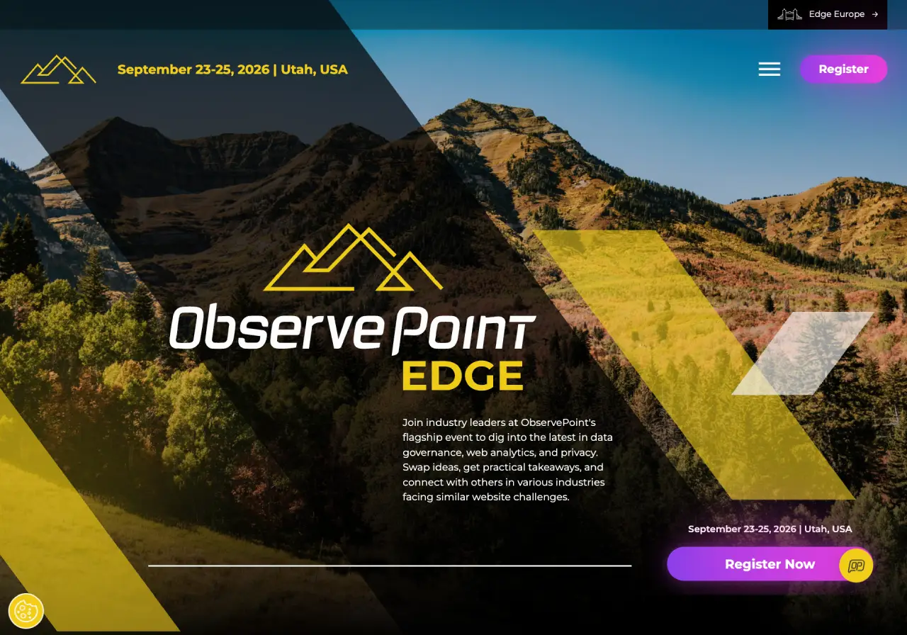 ObservePoint EDGE Website